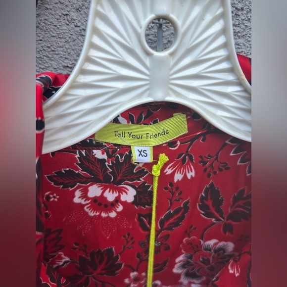 Tell your Friends Western Shirt Red Rousseau New with Tags! - Picture 5 of 8